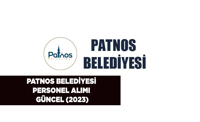 Patnos Belediyesi Personel Alımı
