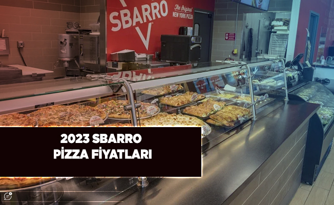 Sbarro Pizza Fiyatları