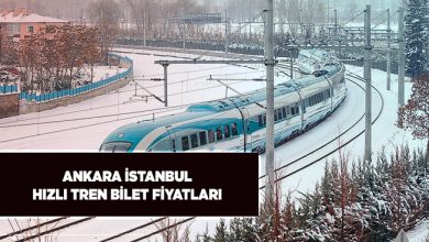 Ankara İstanbul Hızlı Tren Bilet Fiyatları